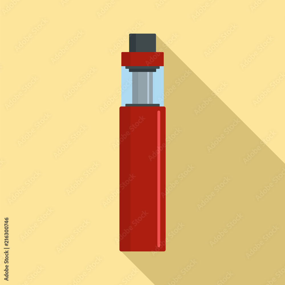 Vape pen icon. Flat illustration of vape pen vector icon for web design Vape pen icon. Flat illustration of vape pen vector icon for web design