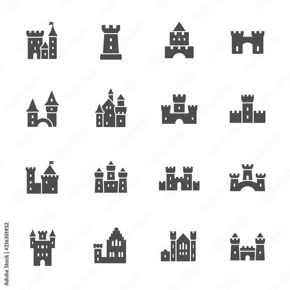 Castles icons