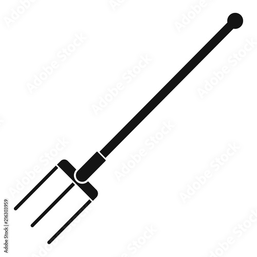 Wallpaper Mural Farm fork icon. Simple illustration of farm fork vector icon for web design isolated on white background Torontodigital.ca