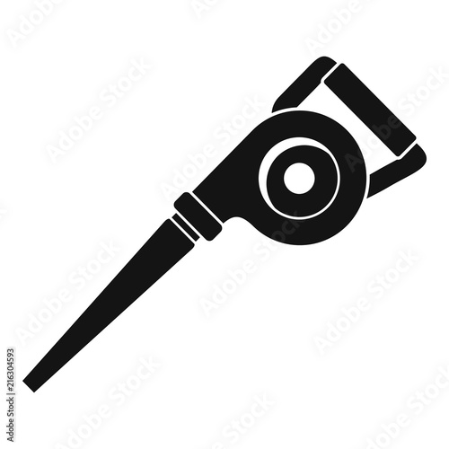 Garden vacuum cleaner icon. Simple illustration of garden vacuum cleaner vector icon for web design isolated on white background
