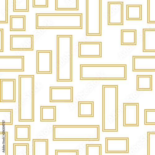 Seamless geometric pattern. Abstract background with geometric shapes. Pattern for fabric, gift wrapping, paper design, wallpaper, textile, tile, carpet. Vector illustration with squares. Vector EPS10