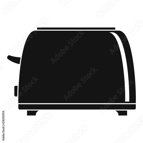 Old toaster icon. Simple illustration of old toaster vector icon for web design isolated on white background