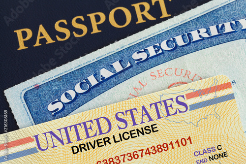 License Social Security and Passport