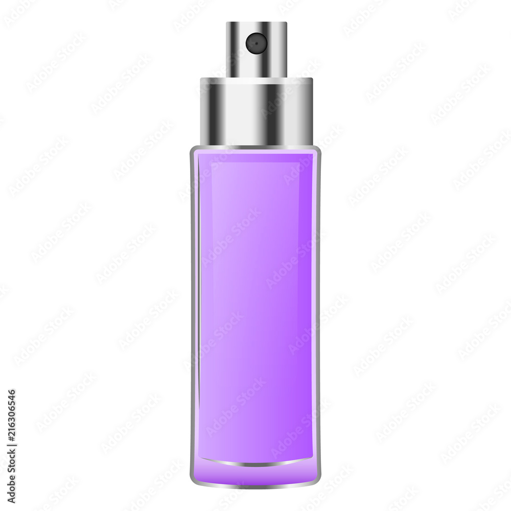 Cosmetic perfume bottle mockup. Realistic illustration of cosmetic perfume bottle vector mockup for web design isolated on white background Cosmetic perfume bottle mockup. Realistic illustration of cosmetic perfume bottle vector mockup for web design isolated on white background