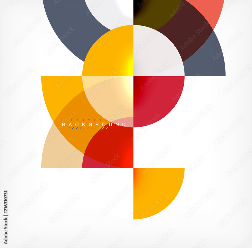 Modern circle abstract background Modern circle abstract background