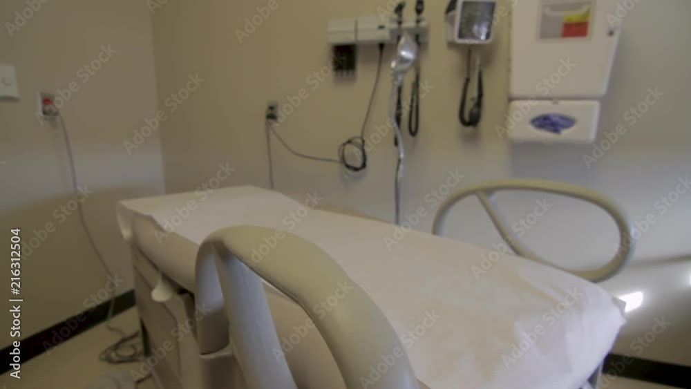 Patient room in a hopital