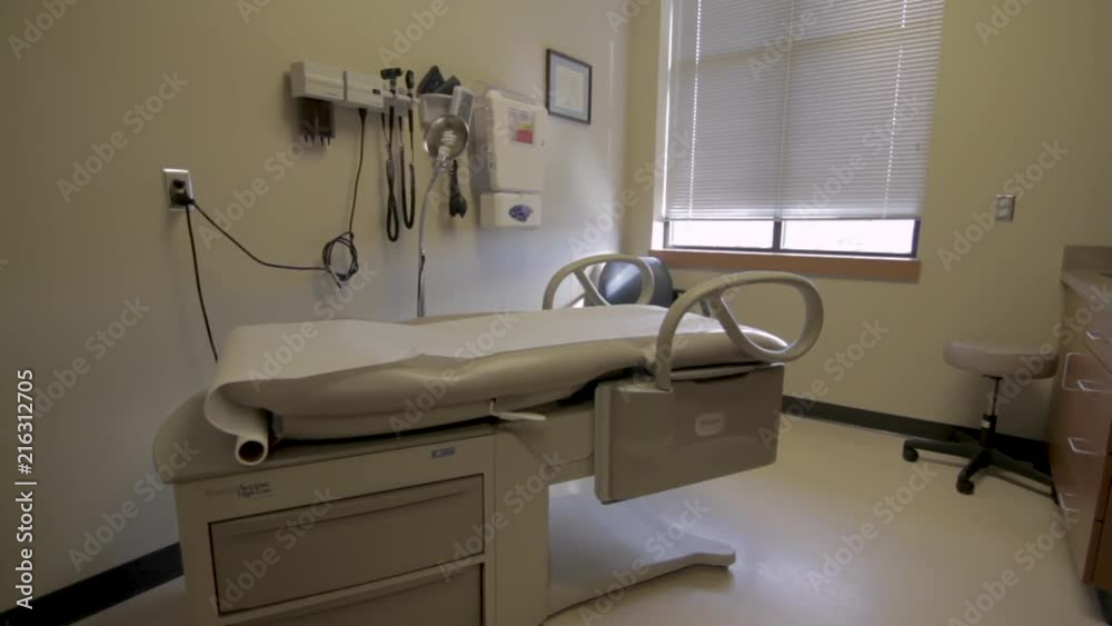 Patient room in a hopital