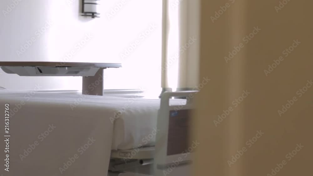 Patient room in a hopital