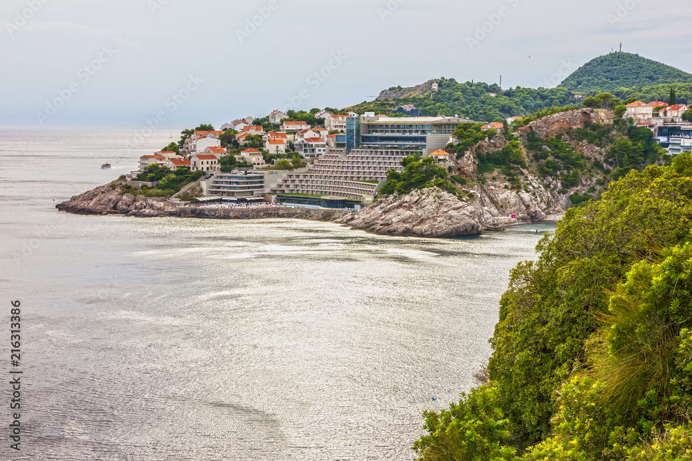 Dubrovnik houses sea view, Croatia