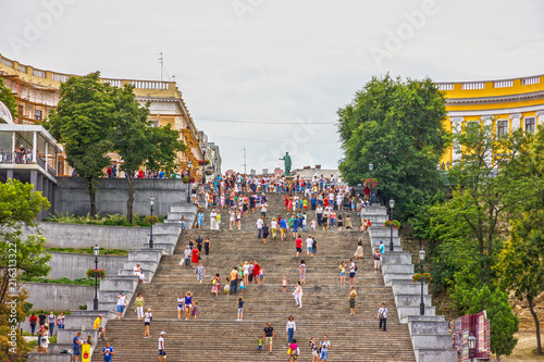 Odessa, Ukraine: Famous Potemkin stairs  photo