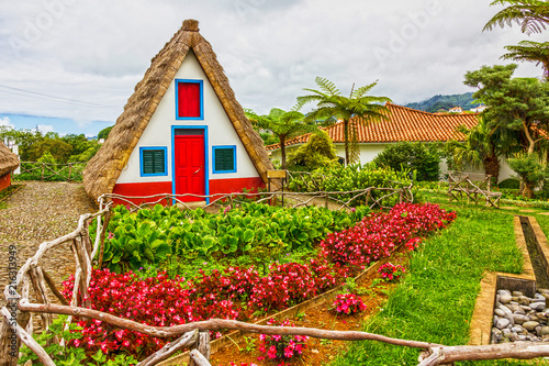 Madeira island village, Portugal, Santana