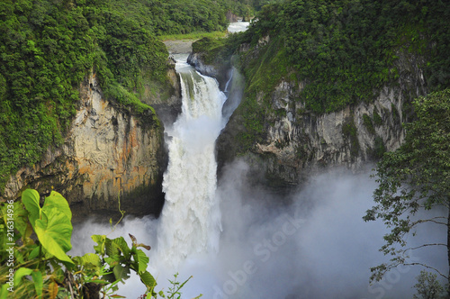 San Rafael Waterfall, Baeza, Ecuador photo