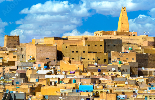 Ksar Bounoura, an old town in the M'Zab Valley in Algeria