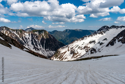 Snow Mountain in Japan photo