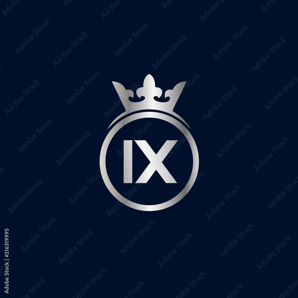 Initial Letter IX Logo Template Design Initial Letter IX Logo Template Design