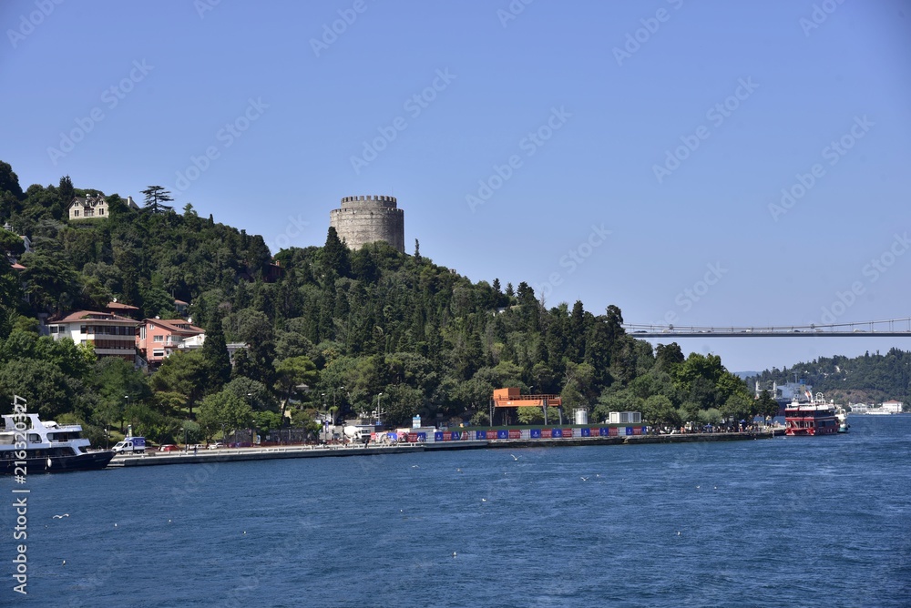 Naklejka premium Bosphorus strait, Turkey