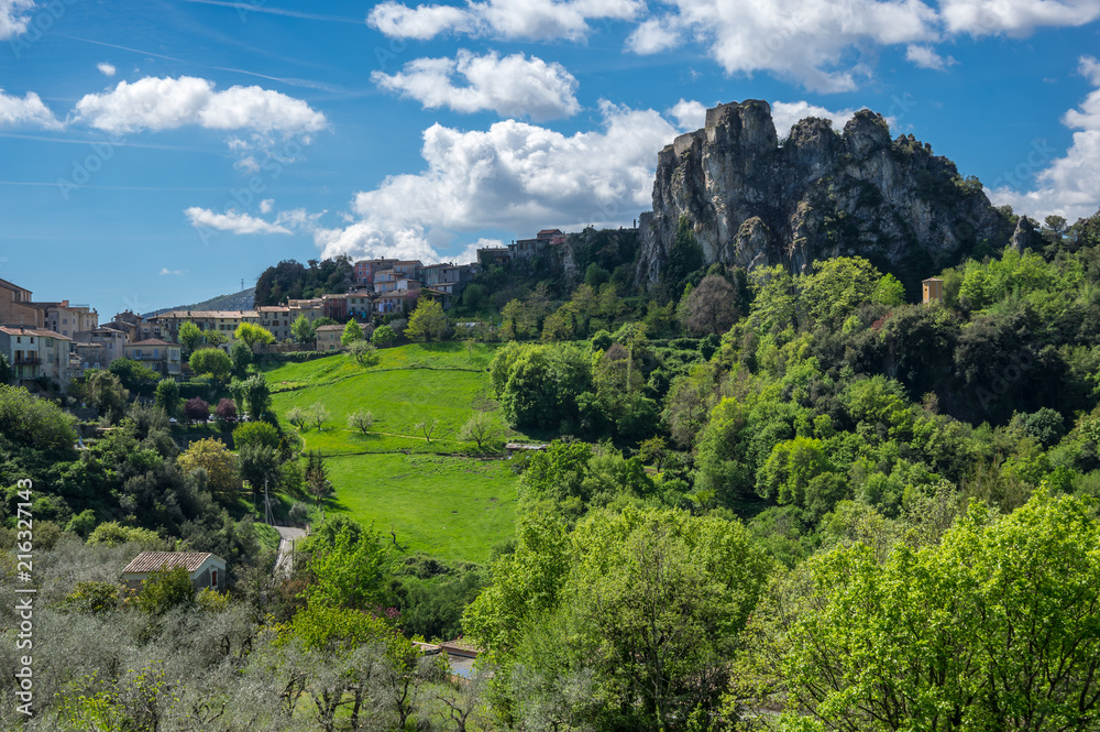 Village Gilette in France