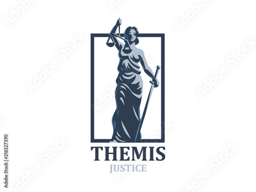The goddess of justice Themis.