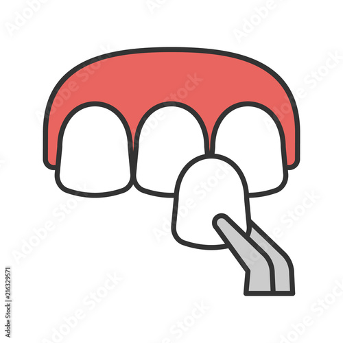 Veneer color icon