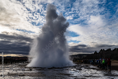 Iceland: Erupting Geyser
