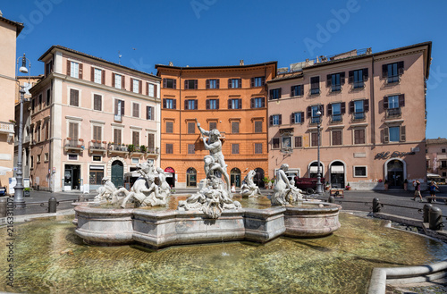 The Fountain of Neptune (Fontana del Nettuno) is a fountain located at the north end of the Piazza Navona.