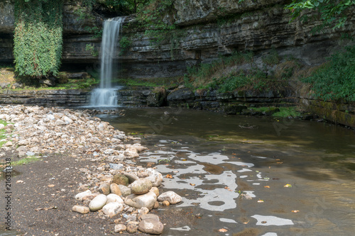 View of Askrigg Waterfall in the Yorkshire Dales National Park photo