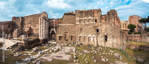 Photos Roman forum. Imperial forum of Emperor Augustus. Rome, Italy