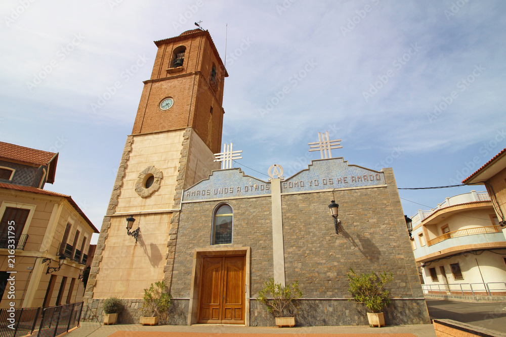 Iglesia de El Algar en Cartagena, Murcia, España
