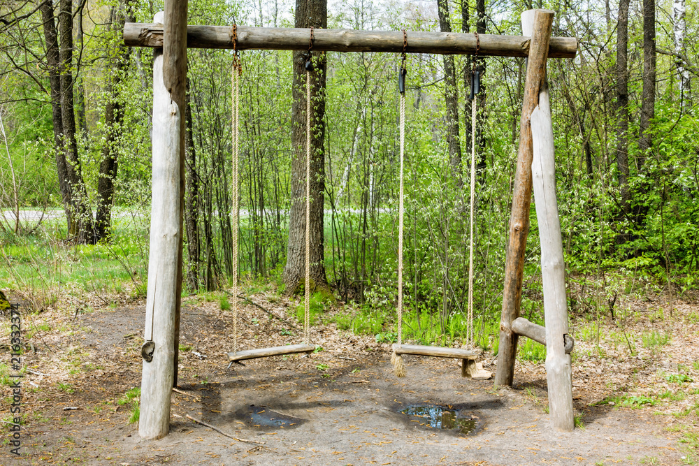 Swings in the park