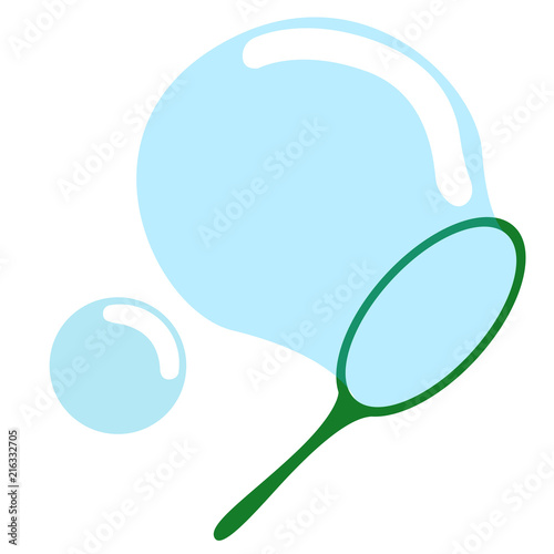 Isolated bubble toy icon