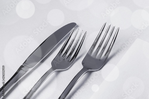 Table Setting with Fork and Knife