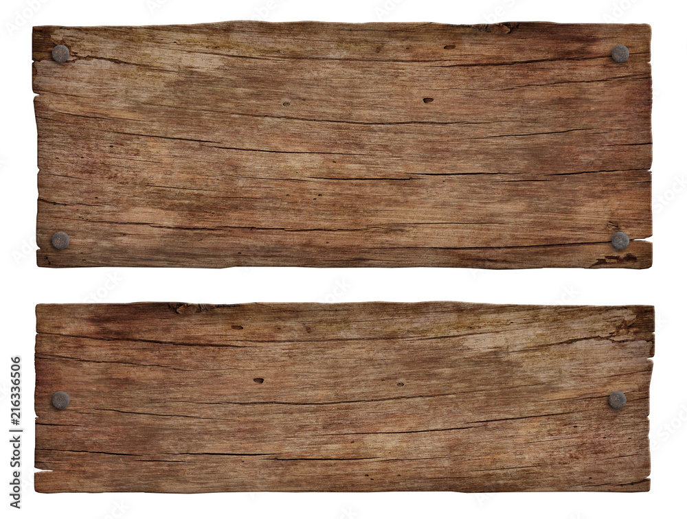 old weathered wooden sign with nails old weathered wooden sign with nails