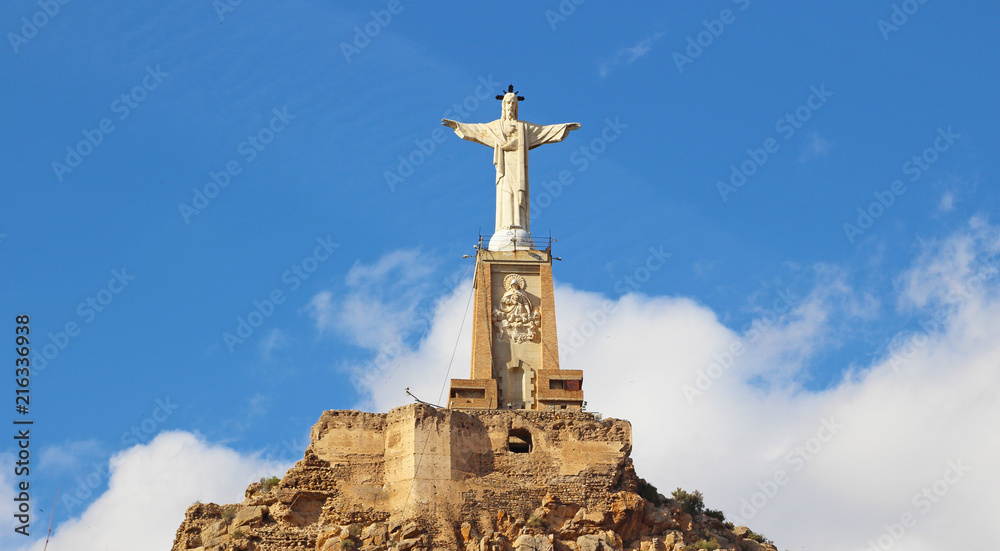 Castillo y Cristo de Monteagudo, Murcia, España Castillo y Cristo de Monteagudo, Murcia, España