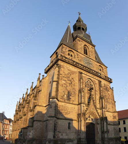 famous sankt Wendelin church in Sankt Wendel, Germany photo