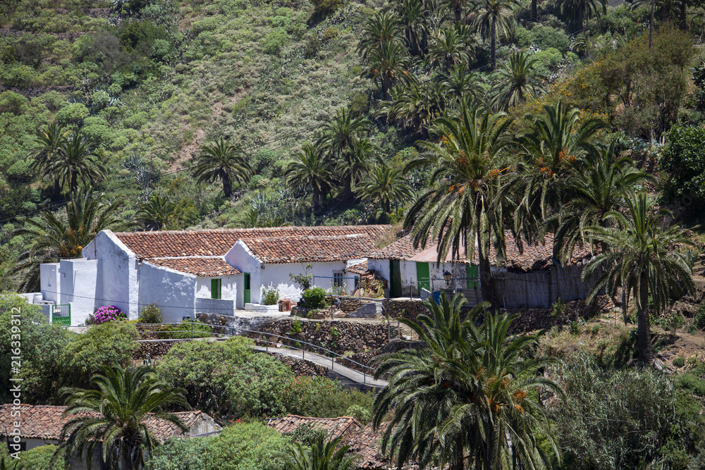 Typical houses of the Canary Islands