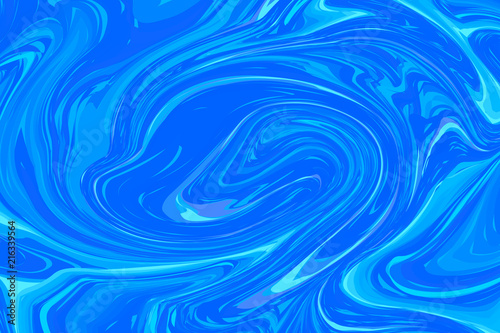 Blue liquid texture.