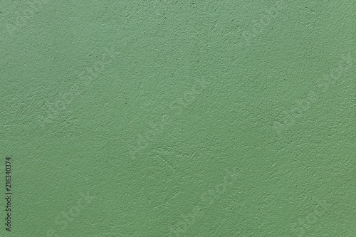 Green painted stucco wall. © Vladimir Wrangel