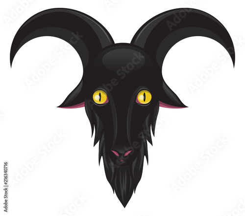 Baphometh - Black Goat Head photo