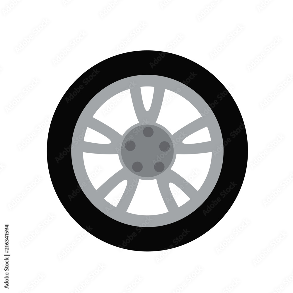 Fototapeta premium Car wheel