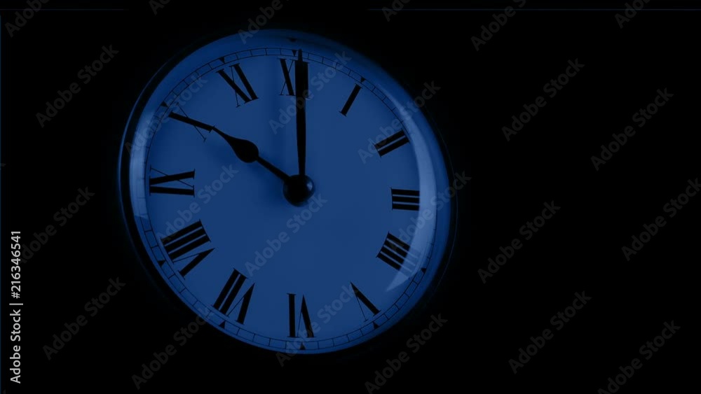 Passing Clock Face In The Dark