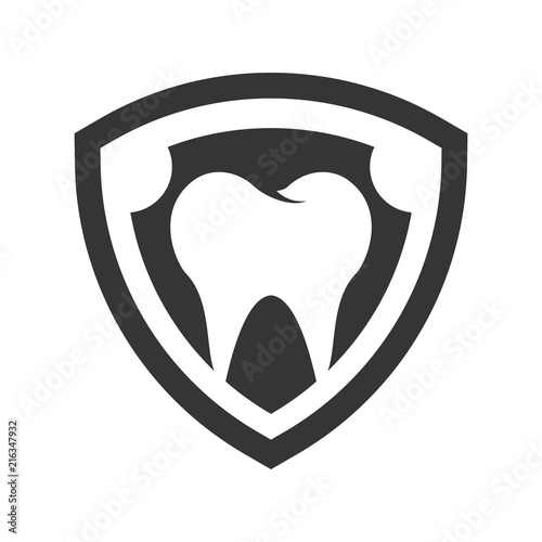 Dental logo. Dentist Icon. Orthodontic symbol. Vector eps 08.