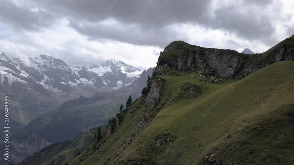 Swiss alps mountain ridge. Swiss alps mountain ridge.