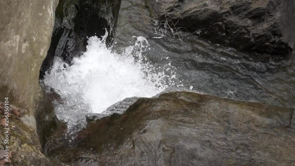 Overhead view of a waterfall. Overhead view of a waterfall.