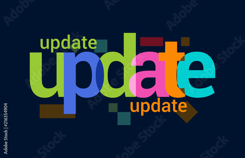 Update Colorful Overlapping Vector Letter Design Dark Background