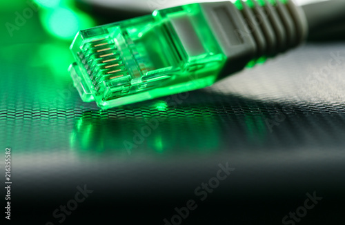 The local wire lies on the ribbed surface and is highlighted in green photo