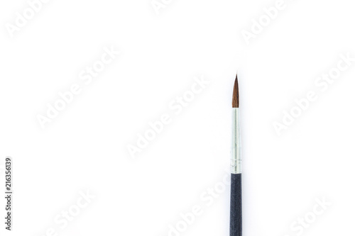 paint brush set tool art  on white background