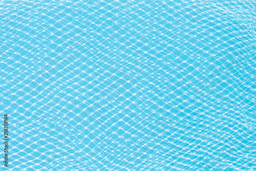 white net dynamic abstract on blue background