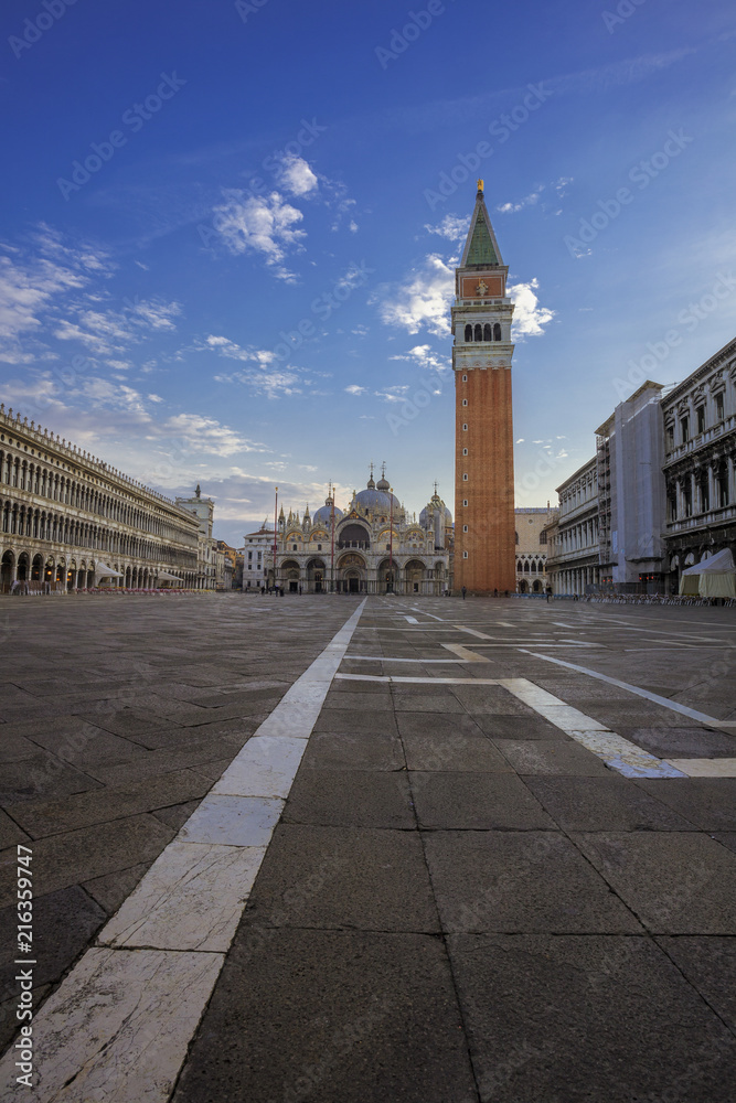 Venice's Campanile and St Mark's Basilica