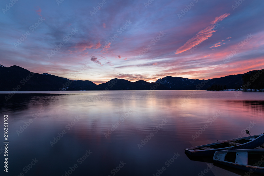 Sonnenaufgang Walchensee