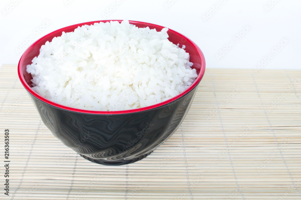 cooked white basmati rice bowl natural food cooked white basmati rice bowl natural food